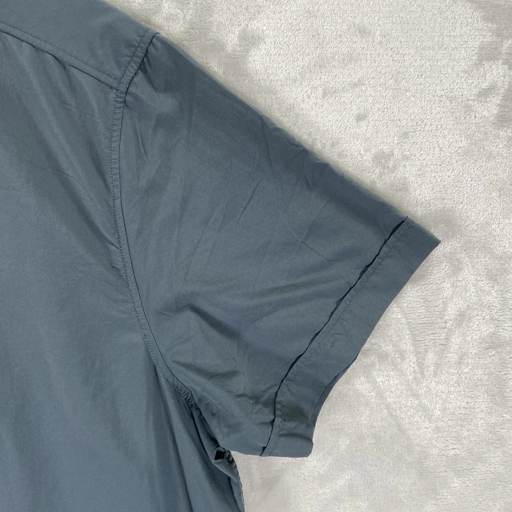 Fjallraven Shirt Mens XL Button Up Abisko Hike Short Sleeve Outdoor Technical